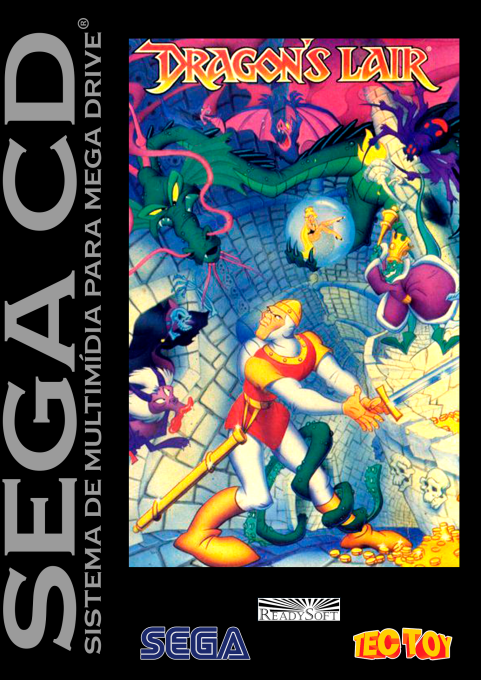 Dragon's Lair (Japan) (En,Ja,Fr,De,It) Sega CD Game Cover